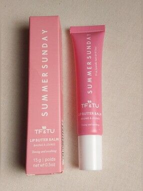 Summer Sunday "POPPY" Pink Lip Butter Balm